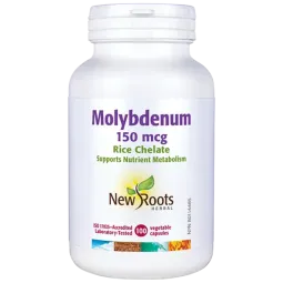 New Roots Molybdenum Rice Chelated 100 Capsules | Unbeatable Prices, Daily Deals | VITASHOP