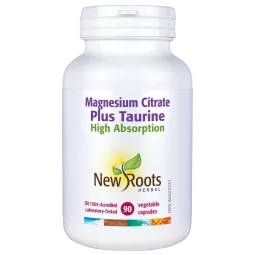 New Roots Magnesium Citrate Plus L-Taurine 90 Capsules | 每天不同折扣, 全网最低价格 | 种类齐全的保健品店铺 VITASHOP, 只有你想不到, 没有你买不到 !
