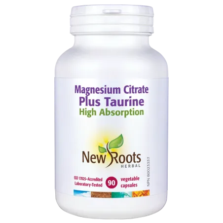 Magnesium Citrate Plus L-Taurine 90 Capsules | Safest & Easiest Shopping Vitamins Online | VITASHOP