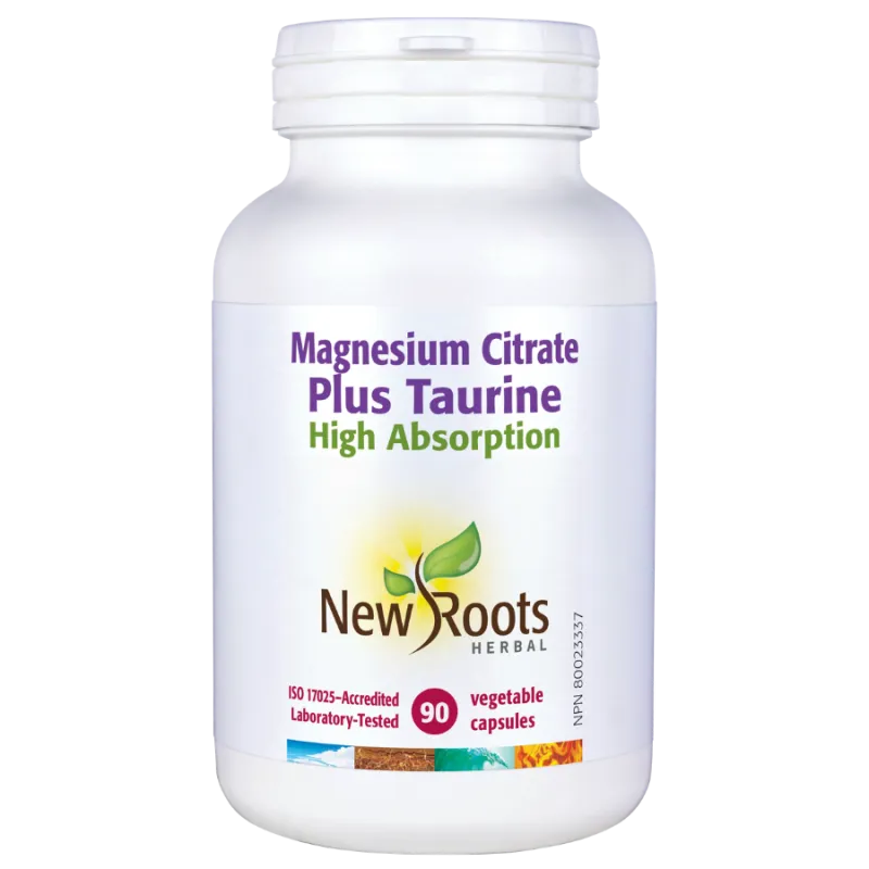 Magnesium Citrate Plus L-Taurine 90 Capsules | Safest & Easiest Shopping Vitamins Online | VITASHOP