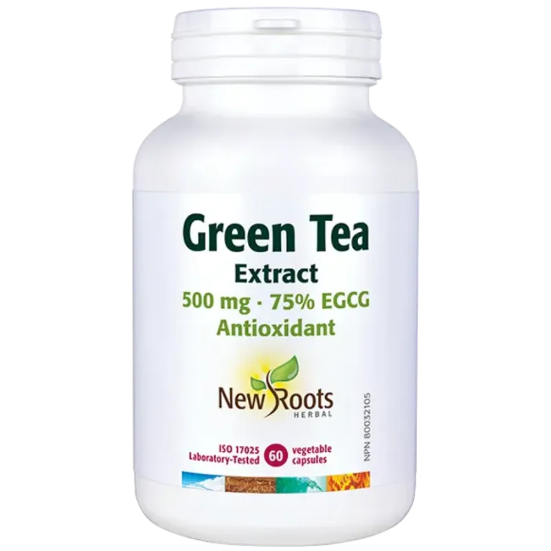 New Roots Green Tea Extract 500 mg 75% EGCG 60 Capsules | 每天不同折扣, 全网最低价格 | 种类齐全的保健品店铺 VITASHOP, 只有你想不到, 没有你买不到 !