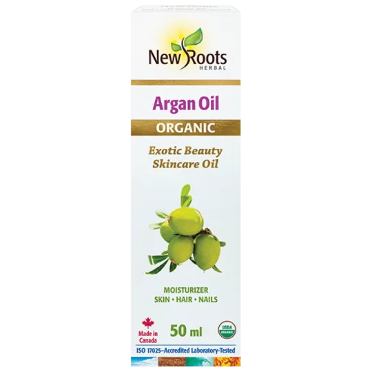 New Roots Argan Oil Certified Organic 50 ml | Unbeatable Prices, Daily Deals | VITASHOP