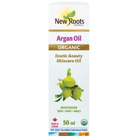 New Roots Argan Oil Certified Organic 50 ml | Unbeatable Prices, Daily Deals | VITASHOP