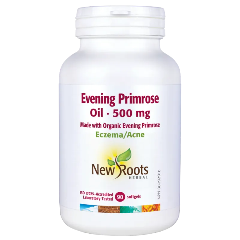 New Roots Evening Primrose Oil 500 mg Organic 90 Softgels | 每天不同折扣, 全网最低价格 | 种类齐全的保健品店铺 VITASHOP, 只有你想不到, 没有你买不到 !