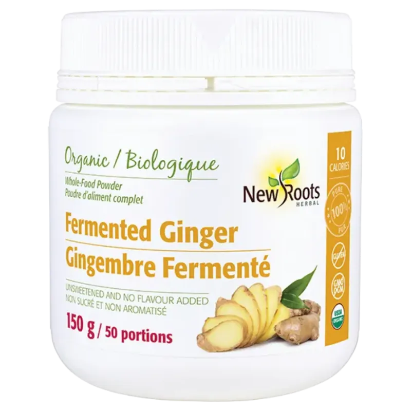 New Roots Fermented Ginger Organic 150 g | 每天不同折扣, 全网最低价格 | 种类齐全的保健品店铺 VITASHOP, 只有你想不到, 没有你买不到 !