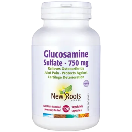 New Roots Glucosamine Sulfate 750 mg 120 Capsules | 每天不同折扣, 全网最低价格 | 种类齐全的保健品店铺 VITASHOP, 只有你想不到, 没有你买不到 !