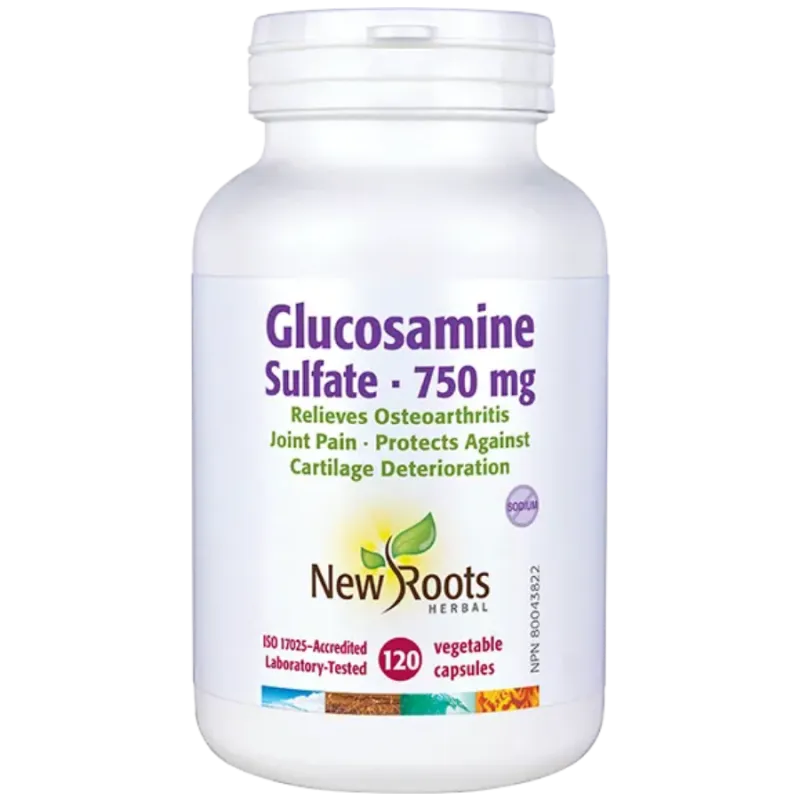 New Roots Glucosamine Sulfate 750 mg 120 Capsules | 每天不同折扣, 全网最低价格 | 种类齐全的保健品店铺 VITASHOP, 只有你想不到, 没有你买不到 !