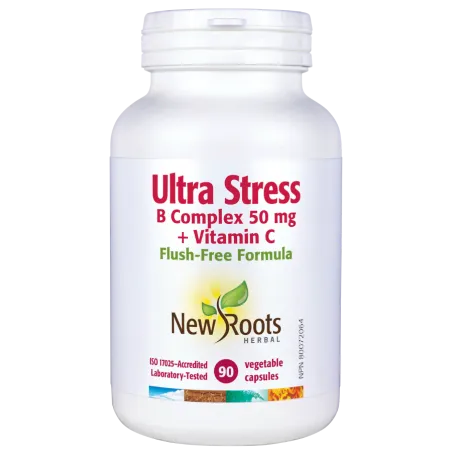New Roots Ultra Stress B Complex 50 mg + Vitamin C 90 Capsules | 每天不同折扣, 全网最低价格 | 种类齐全的保健品店铺 VITASHOP, 只有你想不到, 没有你买不到 !