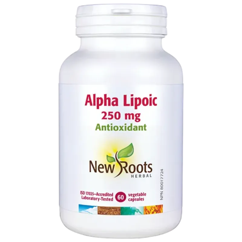 New Roots Alpha Lipoic 250 mg 60 Capsules | 每天不同折扣, 全网最低价格 | 种类齐全的保健品店铺 VITASHOP, 只有你想不到, 没有你买不到 !