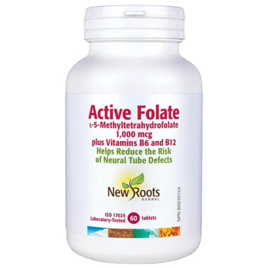 New Roots 뉴 루츠 Active Folate L -5-Methyltetrahydrofolate 60정 | 매일 업데이트되는 특가 상품 | VITASHOP
