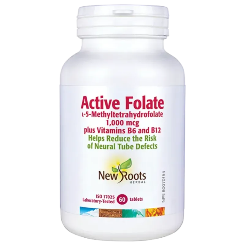 New Roots 뉴 루츠 Active Folate L -5-Methyltetrahydrofolate 60정 | 매일 업데이트되는 특가 상품 | VITASHOP