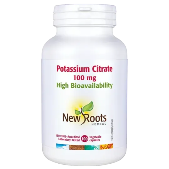 New Roots Potassium Citrate 100 mg 100 Capsules | 每天不同折扣, 全网最低价格 | 种类齐全的保健品店铺 VITASHOP, 只有你想不到, 没有你买不到 !