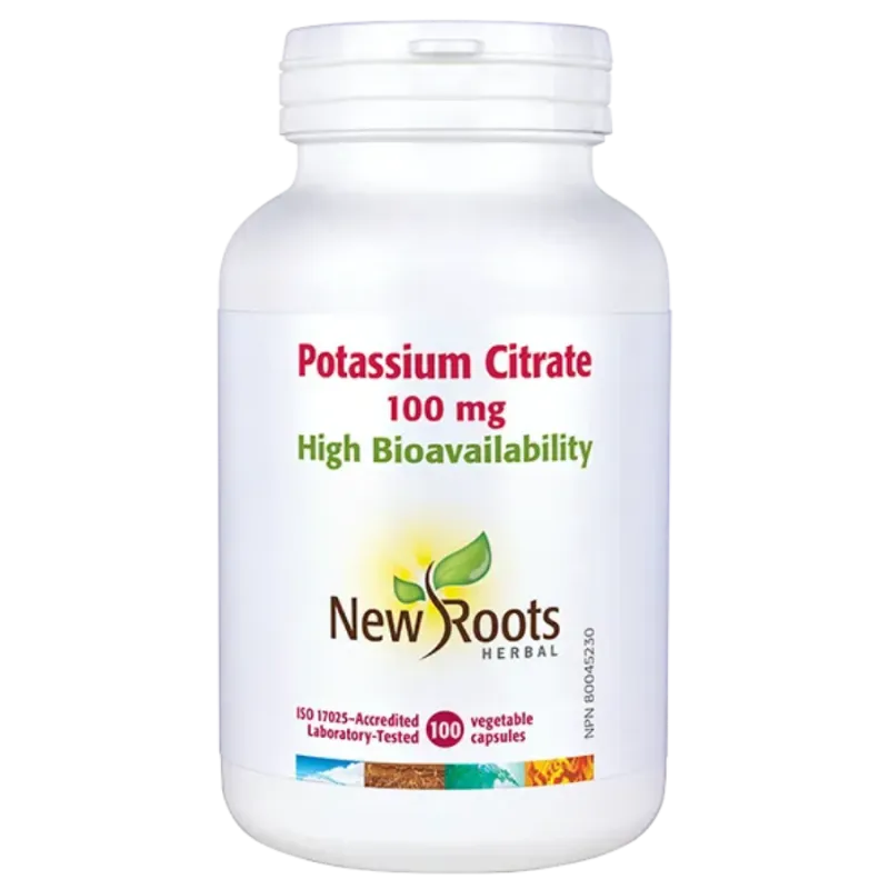 New Roots Potassium Citrate 100 mg 100 Capsules | 每天不同折扣, 全网最低价格 | 种类齐全的保健品店铺 VITASHOP, 只有你想不到, 没有你买不到 !