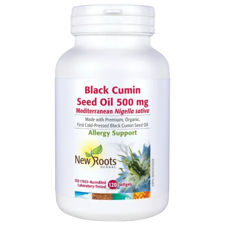 New Roots Black Cumin Seed Oil 500 mg 120 Softgels | Unbeatable Prices, Daily Deals | VITASHOP