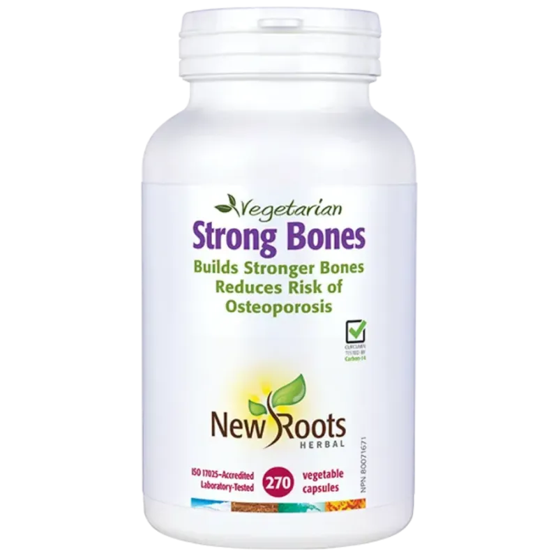 New Roots Vegetarian Strong Bones 270 Capsules | 每天不同折扣, 全网最低价格 | 种类齐全的保健品店铺 VITASHOP, 只有你想不到, 没有你买不到 !