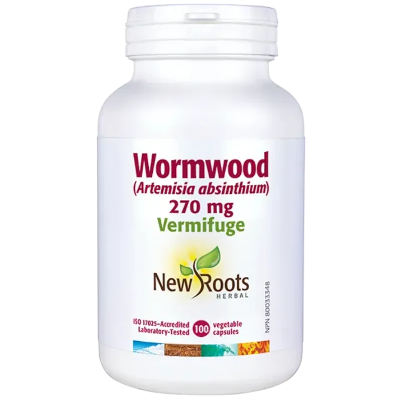 New Roots Wormwood 270 mg 100 Capsules | Unbeatable Prices, Daily Deals | VITASHOP