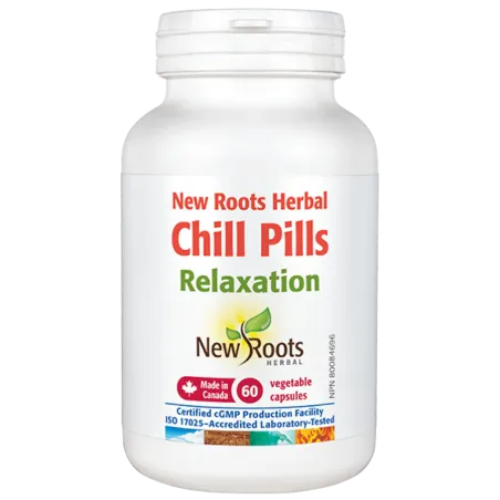 New Roots New Roots Chill Pills 60 Capsules | 每天不同折扣, 全网最低价格 | 种类齐全的保健品店铺 VITASHOP, 只有你想不到, 没有你买不到 !