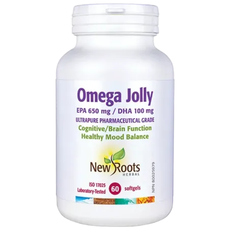 New Roots Omega Jolly EPA 650 mg / DHA 100 mg 60 Softgels | 每天不同折扣, 全网最低价格 | 种类齐全的保健品店铺 VITASHOP, 只有你想不到, 没有你买不到 !