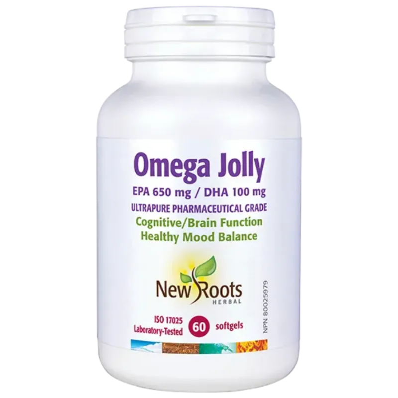 New Roots Omega Jolly EPA 650 mg / DHA 100 mg 60 Softgels | 每天不同折扣, 全网最低价格 | 种类齐全的保健品店铺 VITASHOP, 只有你想不到, 没有你买不到 !