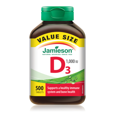 Vitamin D 1,000 IU 500 Tablets | Safest & Easiest Shopping Vitamins Online | VITASHOP