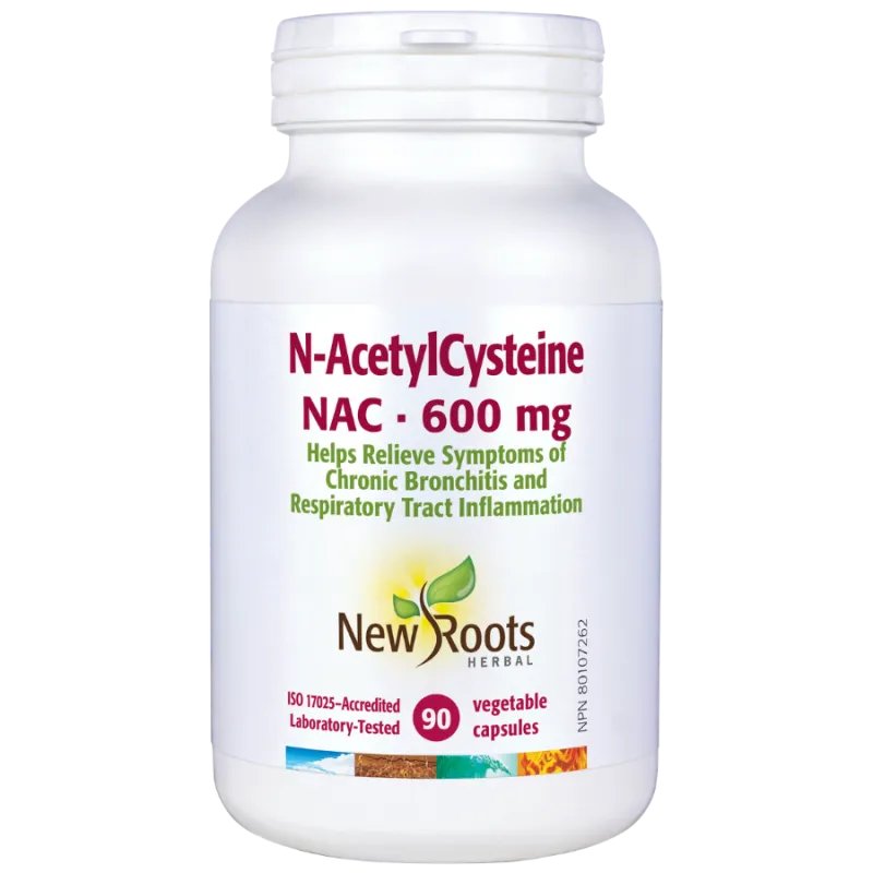 New Roots 뉴 루츠 N-아세틸시스테인 600mg 항산화제 90캡슐 | 매일 업데이트되는 특가 상품 | VITASHOP