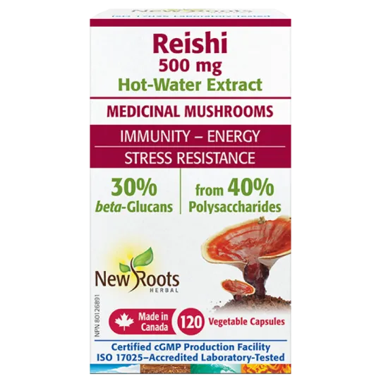 New Roots Reishi 120 Capsules | Unbeatable Prices, Daily Deals | VITASHOP