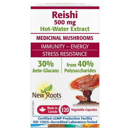 New Roots Reishi 120 Capsules | Unbeatable Prices, Daily Deals | VITASHOP
