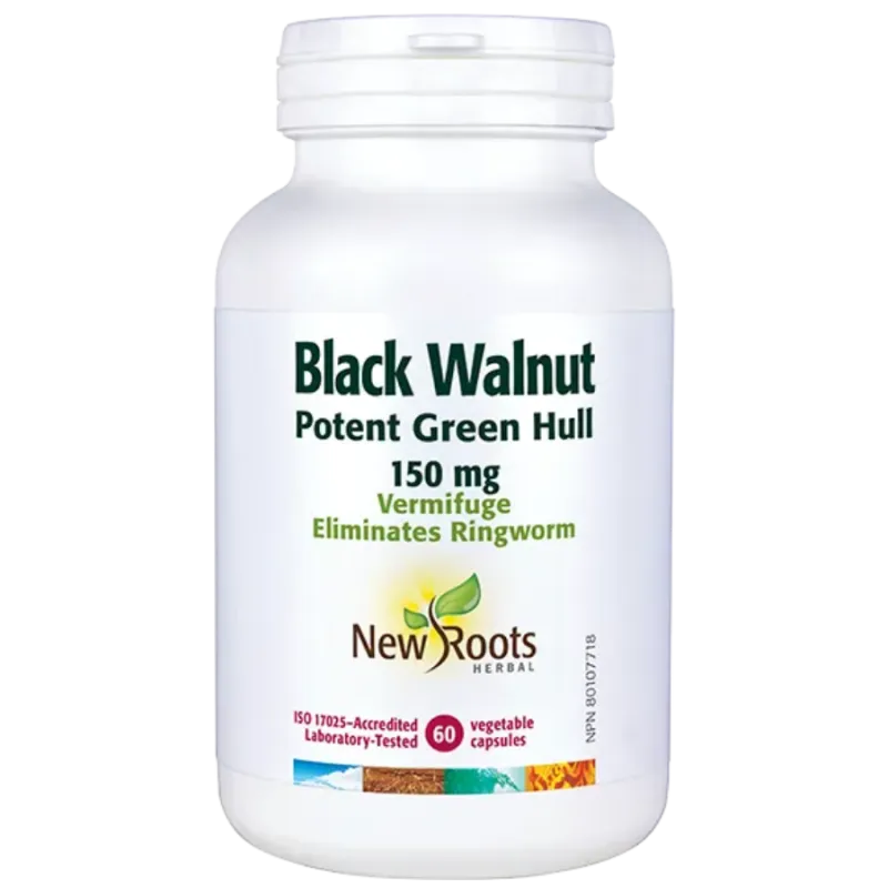 New Roots Black Walnut Green Hull 60 Capsules | 每天不同折扣, 全网最低价格 | 种类齐全的保健品店铺 VITASHOP, 只有你想不到, 没有你买不到 !