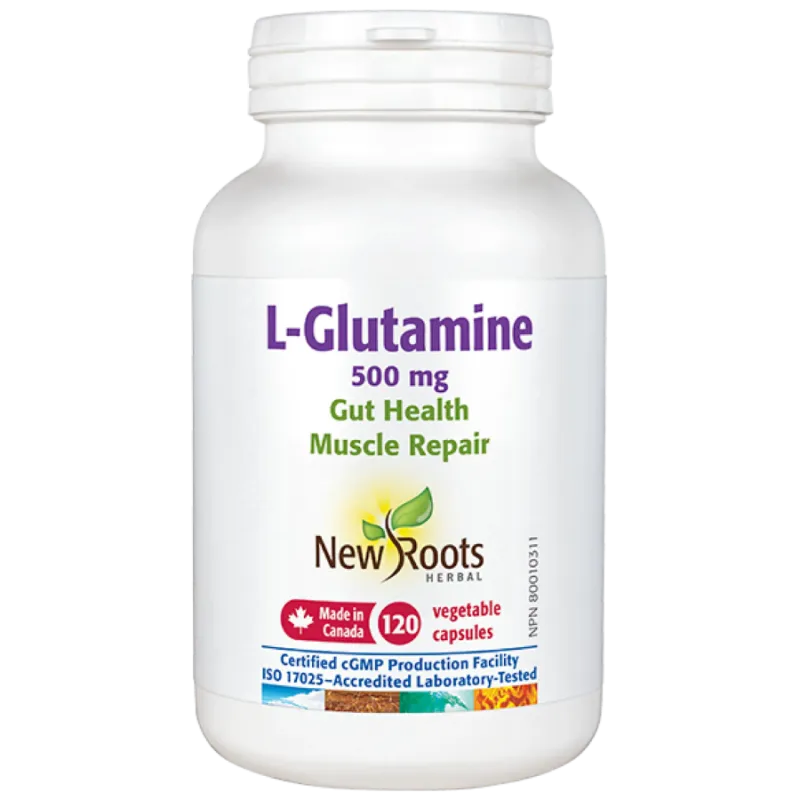 New Roots L-Glutamine 500 mg 120 Capsules | 每天不同折扣, 全网最低价格 | 种类齐全的保健品店铺 VITASHOP, 只有你想不到, 没有你买不到 !
