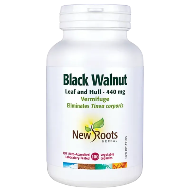 New Roots Black Walnut Leaf and Hull 100 Capsules | 每天不同折扣, 全网最低价格 | 种类齐全的保健品店铺 VITASHOP, 只有你想不到, 没有你买不到 !