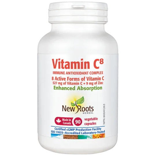 New Roots Vitamin C8 90 Capsules | 每天不同折扣, 全网最低价格 | 种类齐全的保健品店铺 VITASHOP, 只有你想不到, 没有你买不到 !