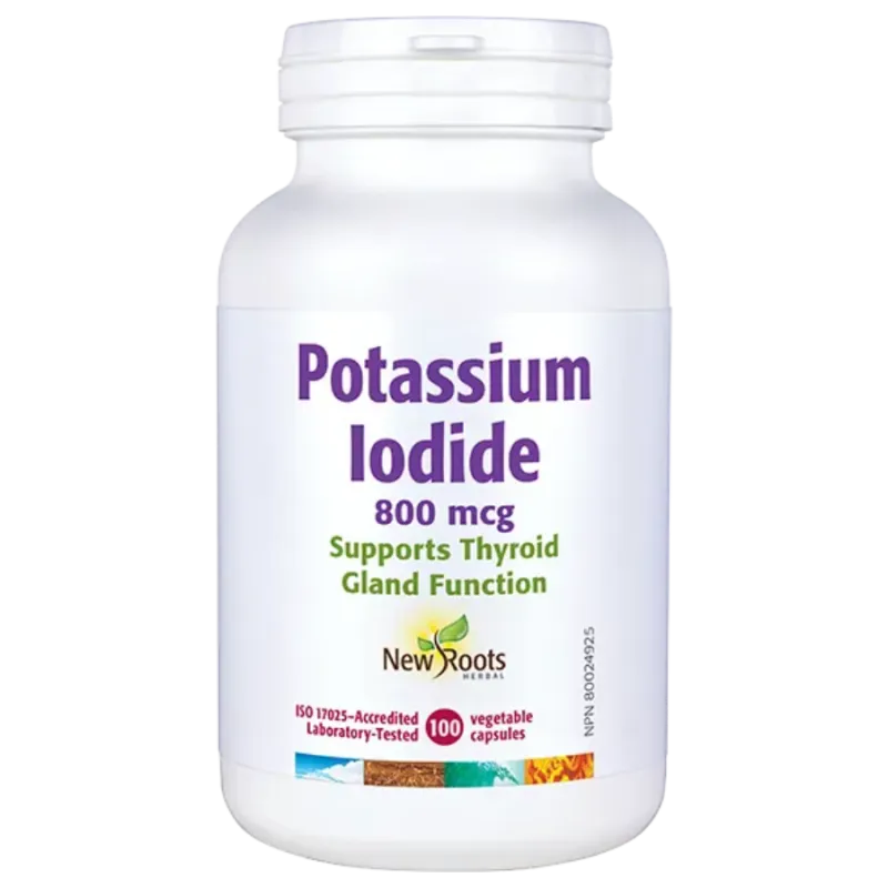 New Roots Potassium Iodide 800 mcg 100 Capsules | 每天不同折扣, 全网最低价格 | 种类齐全的保健品店铺 VITASHOP, 只有你想不到, 没有你买不到 !