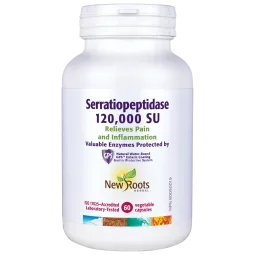 New Roots 뉴 루츠 Serratiopeptidase 120,000 SU 60 캡슐 | 매일 업데이트되는 특가 상품 | VITASHOP