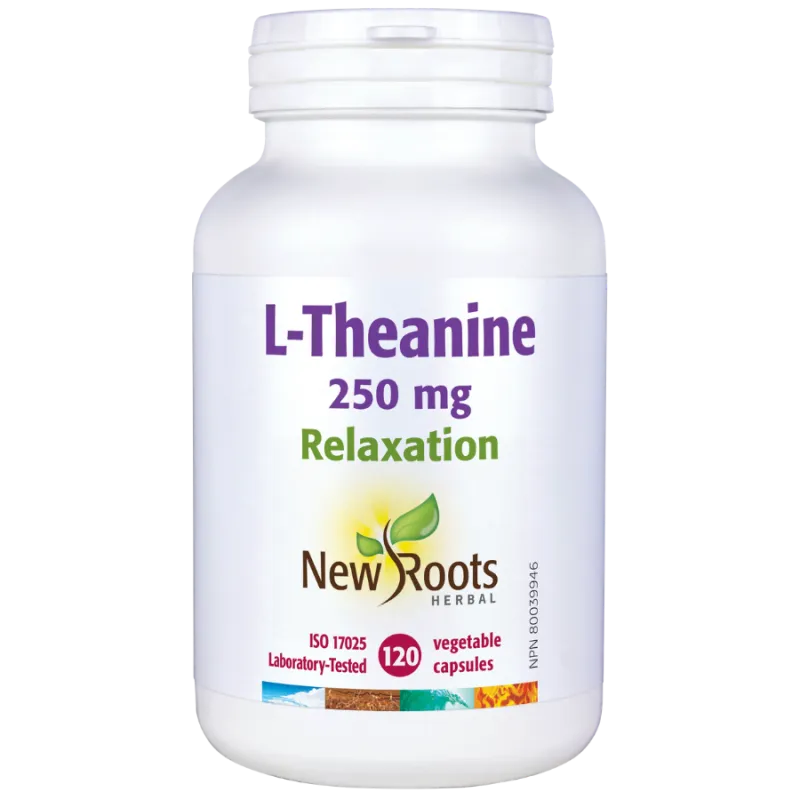 New Roots L-Theanine 250 mg 120 Capsules | Unbeatable Prices, Daily Deals | VITASHOP