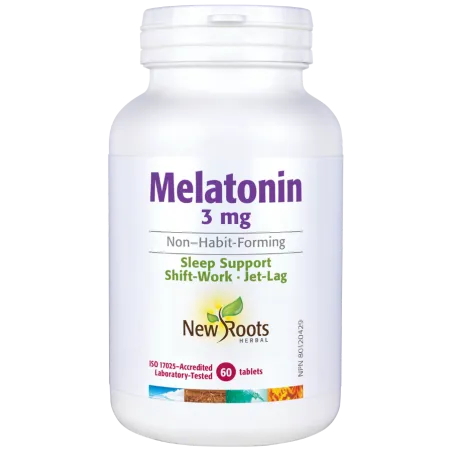 New Roots Melatonin 3 mg Sleep Support 60 Tablets | 每天不同折扣, 全网最低价格 | 种类齐全的保健品店铺 VITASHOP, 只有你想不到, 没有你买不到 !