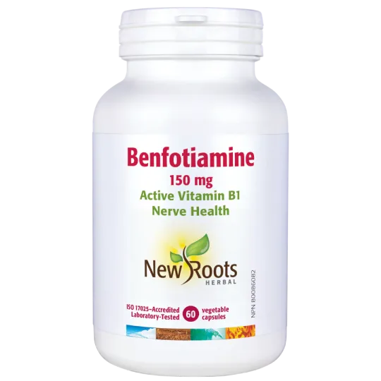 New Roots Benfotiamine 150 mg 60 Capsules | 每天不同折扣, 全网最低价格 | 种类齐全的保健品店铺 VITASHOP, 只有你想不到, 没有你买不到 !
