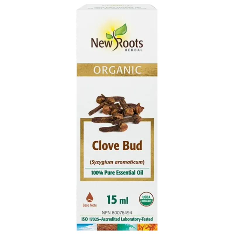 New Roots Clove Bud Essential Oil 100% Pure 15 ml | 每天不同折扣, 全网最低价格 | 种类齐全的保健品店铺 VITASHOP, 只有你想不到, 没有你买不到 !
