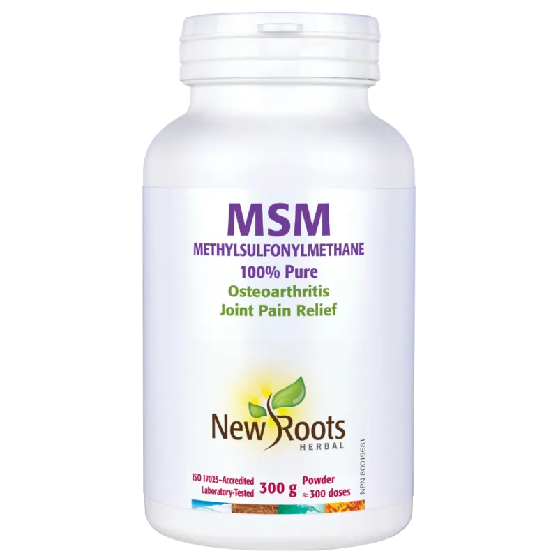 New Roots MSM Methylsulfonylmethane 100% Pure 300 g | 每天不同折扣, 全网最低价格 | 种类齐全的保健品店铺 VITASHOP, 只有你想不到, 没有你买不到 !