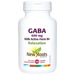 New Roots 뉴 루츠 활성화된 B6 300 캡슐이 포함된 GABA 600mg | 매일 업데이트되는 특가 상품 | VITASHOP
