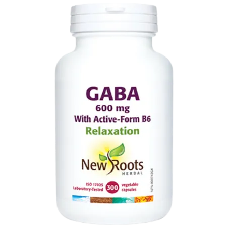 New Roots GABA 600 mg With Activated B6 300 Capsules | Unbeatable Prices, Daily Deals | VITASHOP
