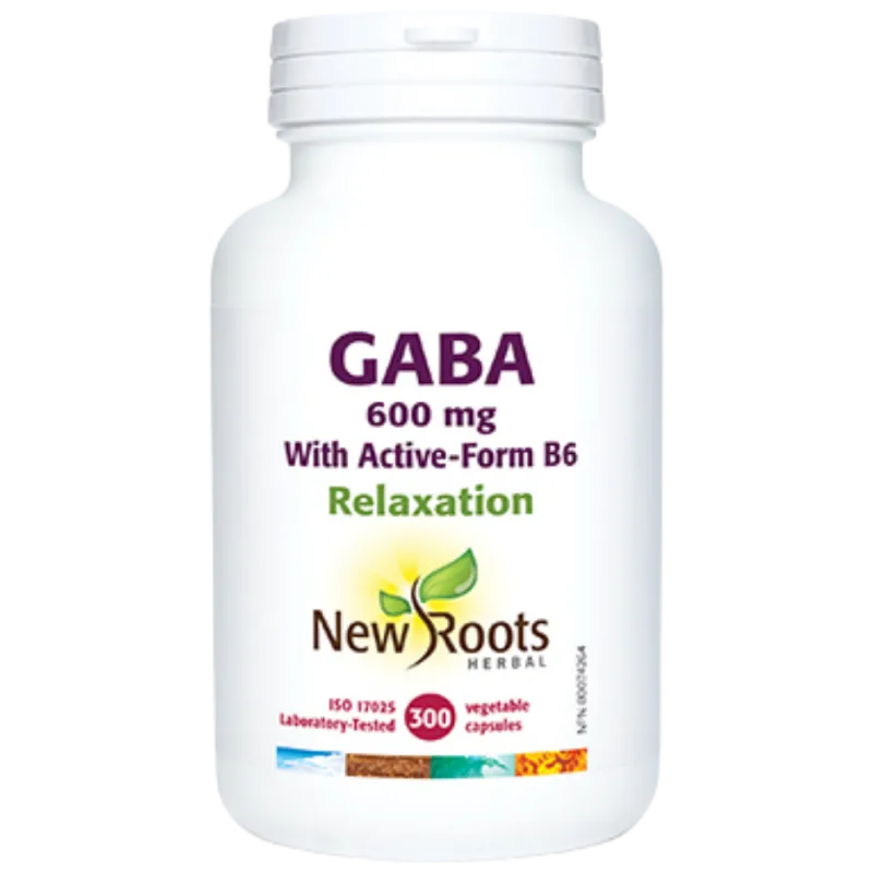 New Roots GABA 600 mg With Activated B6 300 Capsules | Unbeatable Prices, Daily Deals | VITASHOP