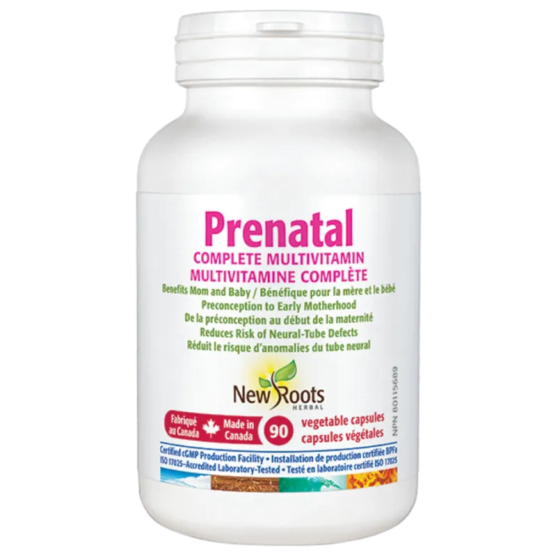 New Roots Prenatal Complete Multivitamin 90 Capsules | 每天不同折扣, 全网最低价格 | 种类齐全的保健品店铺 VITASHOP, 只有你想不到, 没有你买不到 !