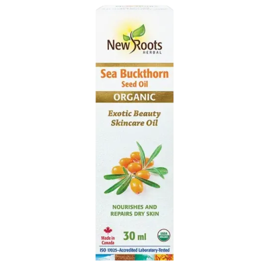 Seabuckthorn Seed Oil Certified Organic 30 ml | Safest & Easiest Shopping Vitamins Online | VITASHOP