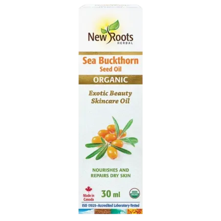 Seabuckthorn Seed Oil Certified Organic 30 ml | Safest & Easiest Shopping Vitamins Online | VITASHOP