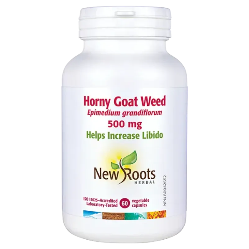 Horny Goat Weed 500 mg 60 Capsules | Safest & Easiest Shopping Vitamins Online | VITASHOP