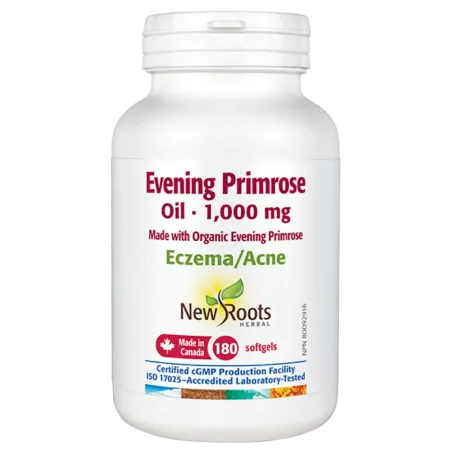 New Roots Evening Primrose Oil 1,000 mg Organic 180 Softgels | 每天不同折扣, 全网最低价格 | 种类齐全的保健品店铺 VITASHOP, 只有你想不到, 没有你买不到 !