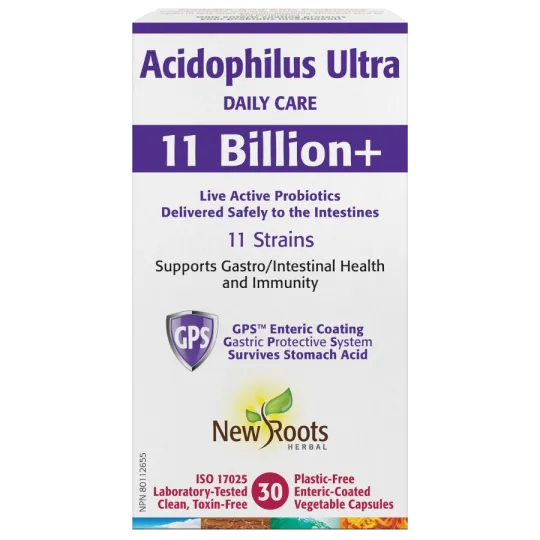 New Roots Acidophilus Ultra 30 Capsules | Unbeatable Prices, Daily Deals | VITASHOP