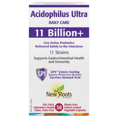 New Roots Acidophilus Ultra 30 Capsules | Unbeatable Prices, Daily Deals | VITASHOP