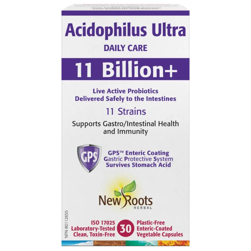 New Roots Acidophilus Ultra 30 Capsules | 每天不同折扣, 全网最低价格 | 种类齐全的保健品店铺 VITASHOP, 只有你想不到, 没有你买不到 !