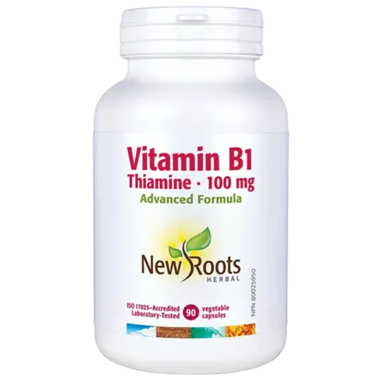 Vitamin B1 Thiamine 90 Capsules | Safest & Easiest Shopping Vitamins Online | VITASHOP